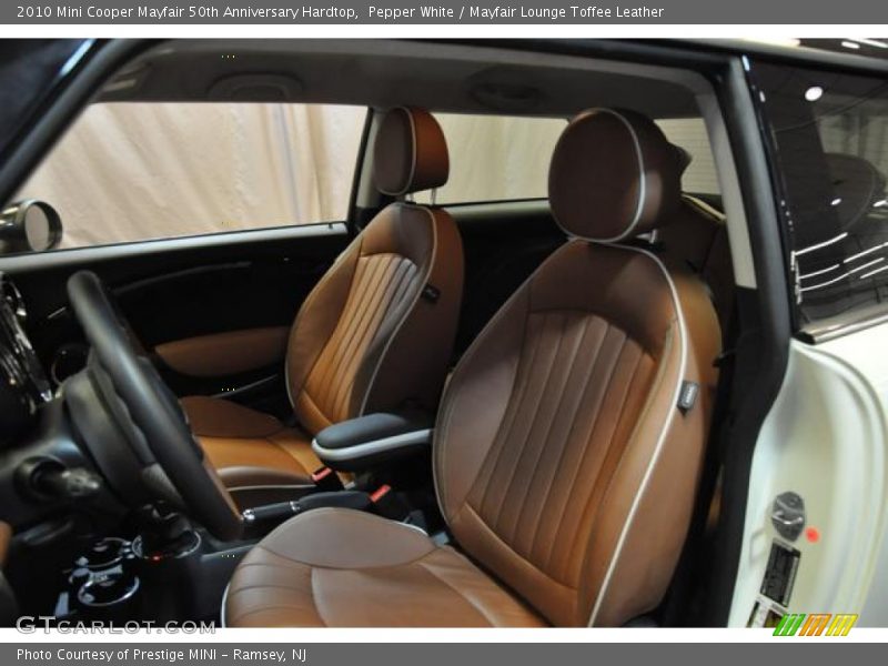 Pepper White / Mayfair Lounge Toffee Leather 2010 Mini Cooper Mayfair 50th Anniversary Hardtop