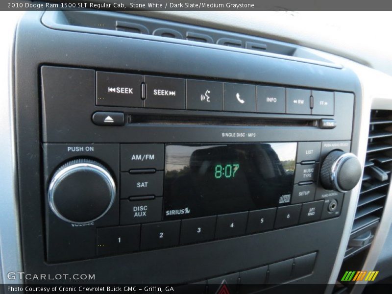 Stone White / Dark Slate/Medium Graystone 2010 Dodge Ram 1500 SLT Regular Cab