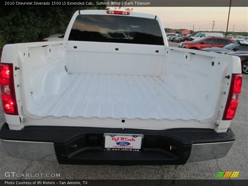 Summit White / Dark Titanium 2010 Chevrolet Silverado 1500 LS Extended Cab