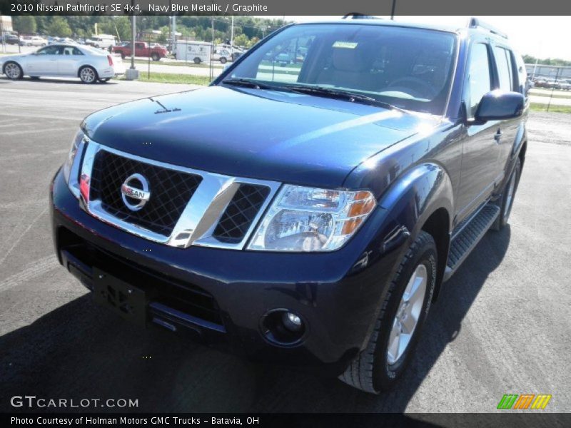 Navy Blue Metallic / Graphite 2010 Nissan Pathfinder SE 4x4