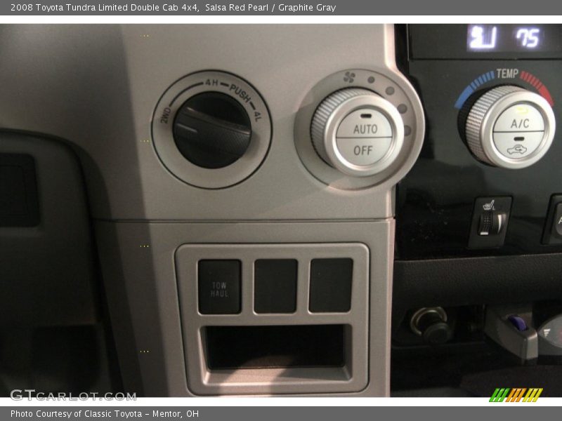Salsa Red Pearl / Graphite Gray 2008 Toyota Tundra Limited Double Cab 4x4