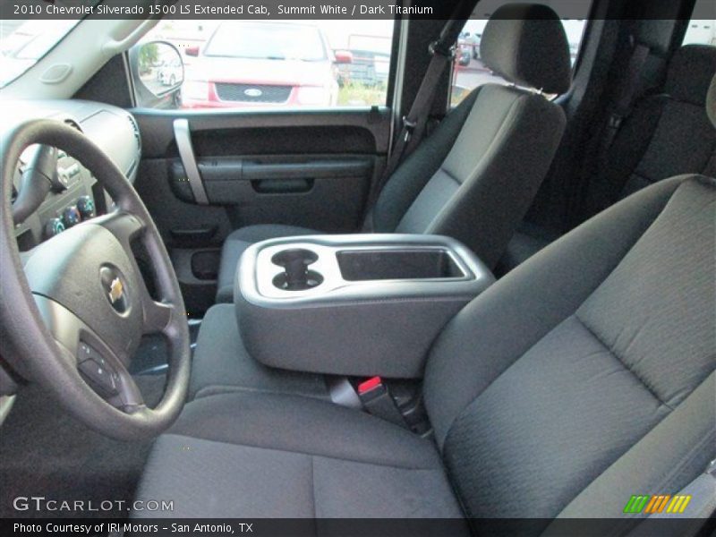 Summit White / Dark Titanium 2010 Chevrolet Silverado 1500 LS Extended Cab