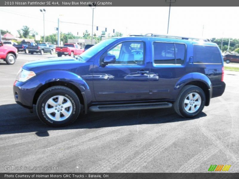 Navy Blue Metallic / Graphite 2010 Nissan Pathfinder SE 4x4