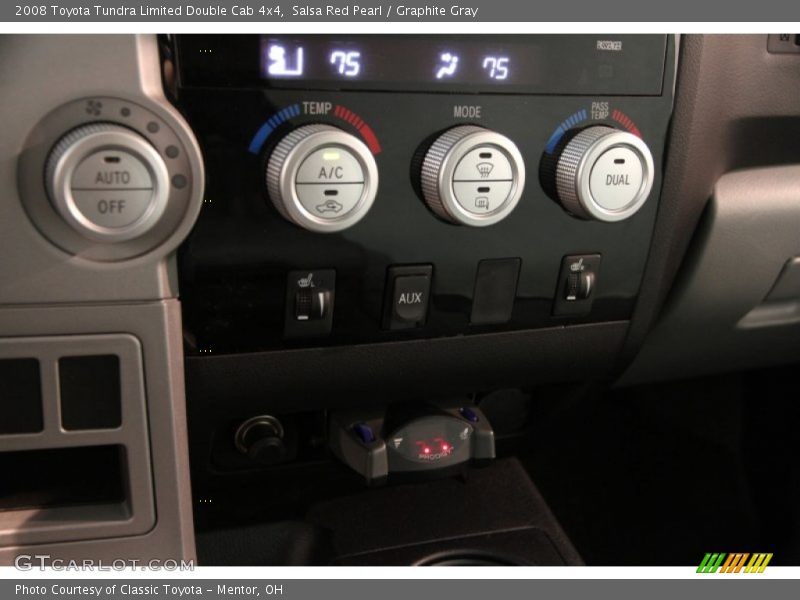 Salsa Red Pearl / Graphite Gray 2008 Toyota Tundra Limited Double Cab 4x4