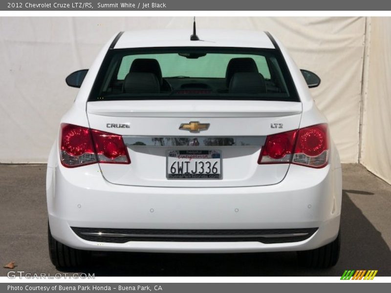 Summit White / Jet Black 2012 Chevrolet Cruze LTZ/RS