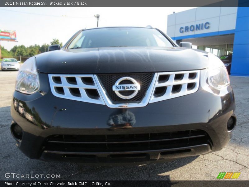Wicked Black / Black 2011 Nissan Rogue SV