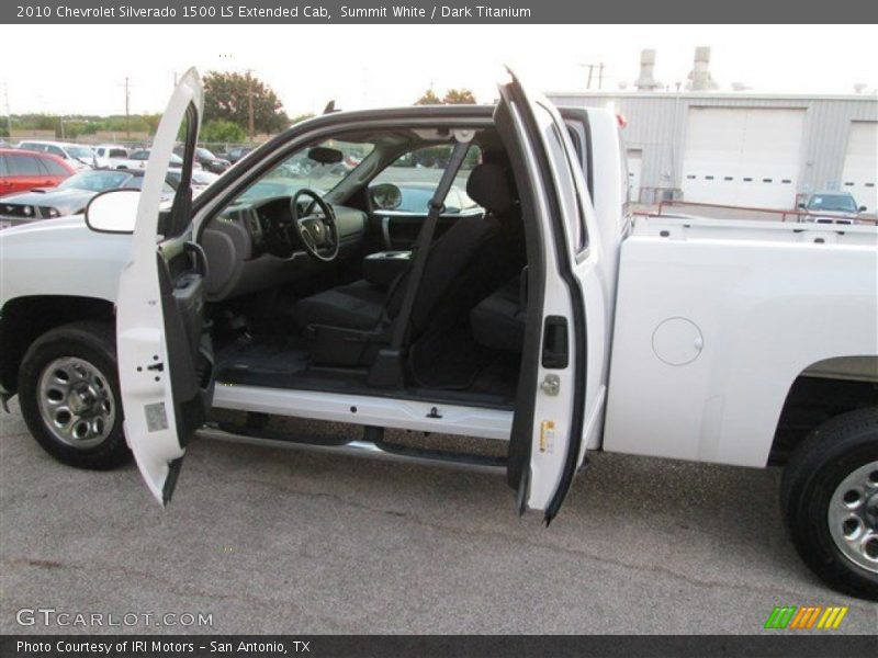 Summit White / Dark Titanium 2010 Chevrolet Silverado 1500 LS Extended Cab