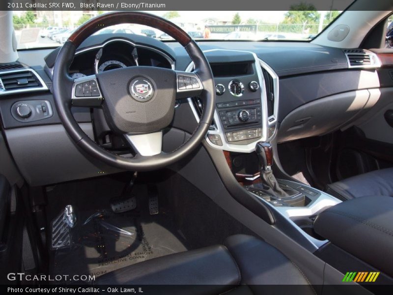 Black Raven / Ebony/Titanium 2011 Cadillac SRX FWD