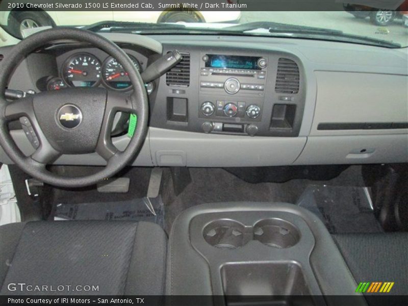 Summit White / Dark Titanium 2010 Chevrolet Silverado 1500 LS Extended Cab