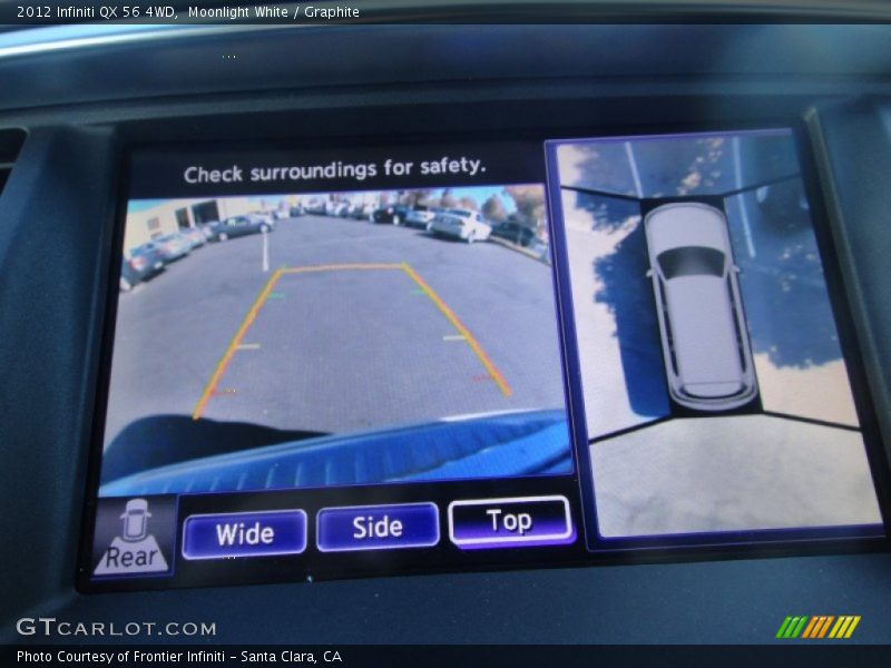 Moonlight White / Graphite 2012 Infiniti QX 56 4WD