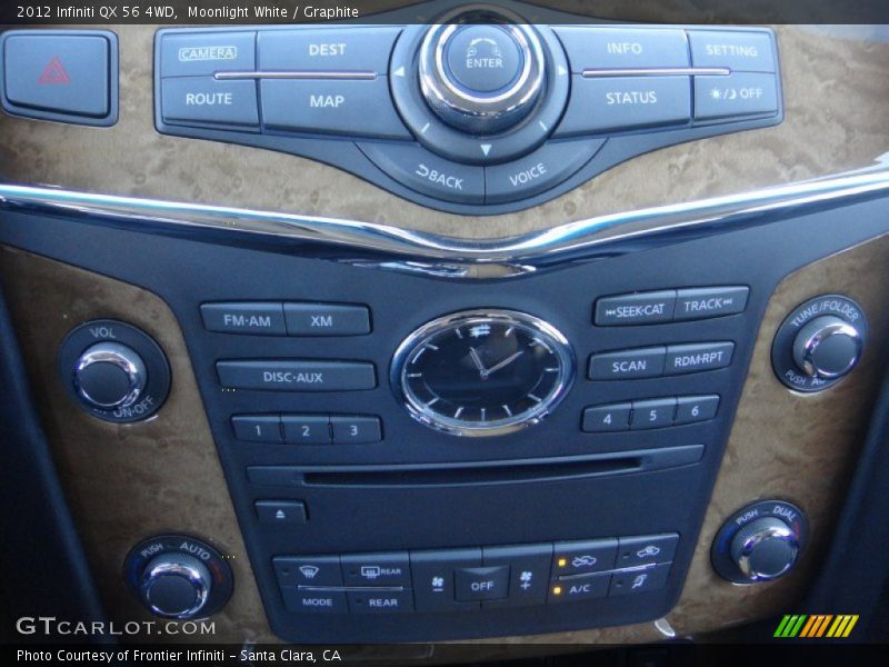 Controls of 2012 QX 56 4WD
