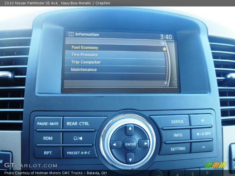 Navy Blue Metallic / Graphite 2010 Nissan Pathfinder SE 4x4