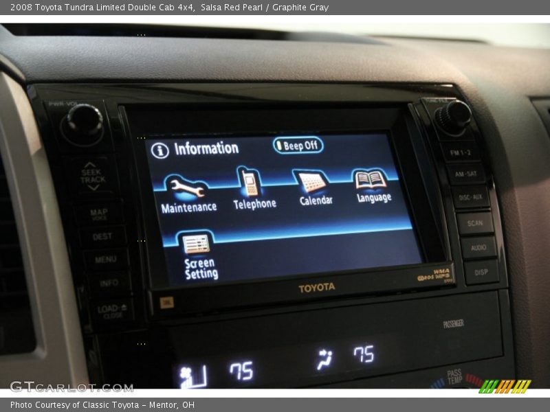 Salsa Red Pearl / Graphite Gray 2008 Toyota Tundra Limited Double Cab 4x4