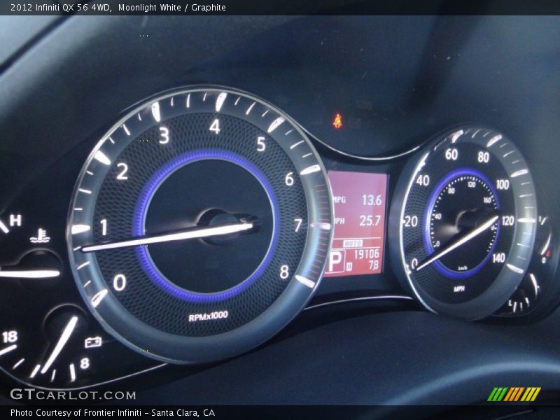  2012 QX 56 4WD 56 4WD Gauges