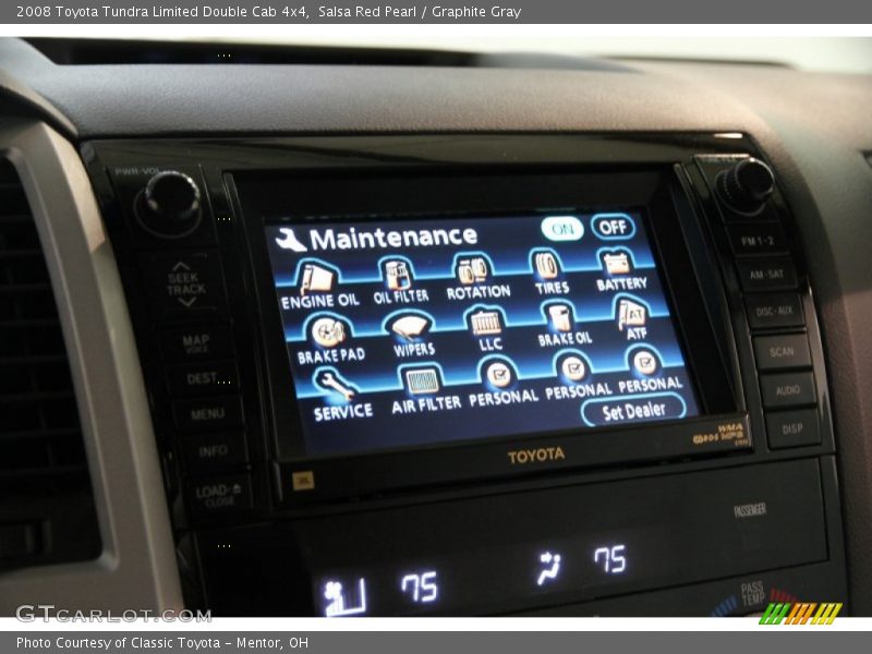 Salsa Red Pearl / Graphite Gray 2008 Toyota Tundra Limited Double Cab 4x4