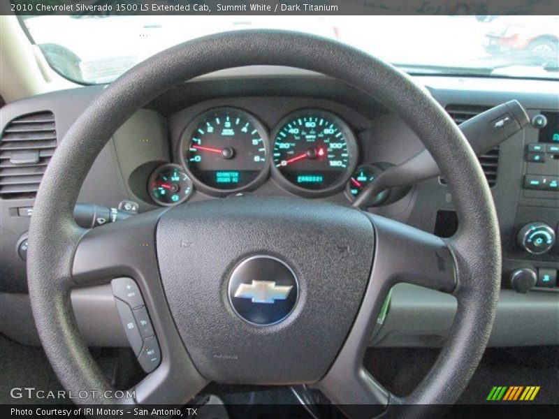Summit White / Dark Titanium 2010 Chevrolet Silverado 1500 LS Extended Cab
