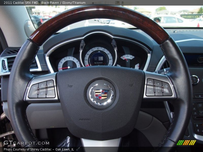 Black Raven / Ebony/Titanium 2011 Cadillac SRX FWD