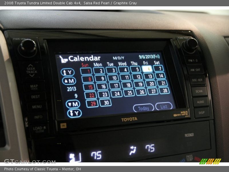 Salsa Red Pearl / Graphite Gray 2008 Toyota Tundra Limited Double Cab 4x4