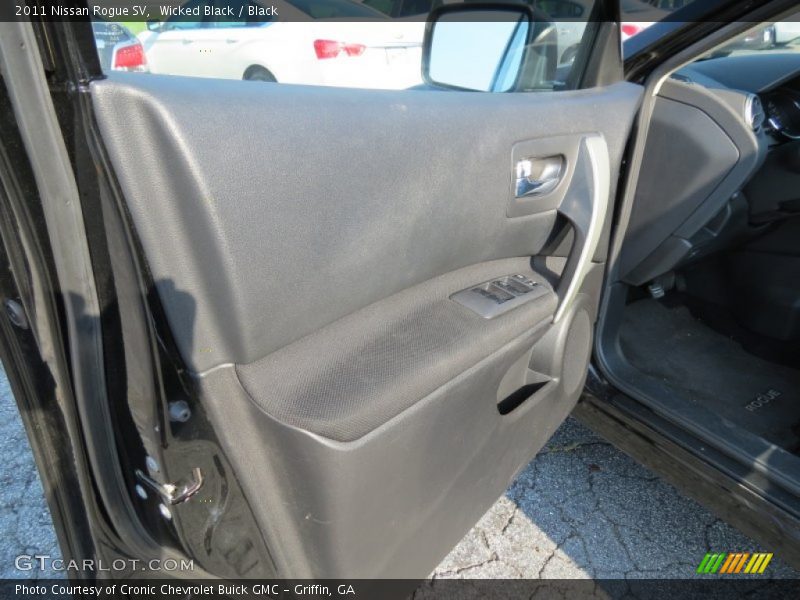 Wicked Black / Black 2011 Nissan Rogue SV