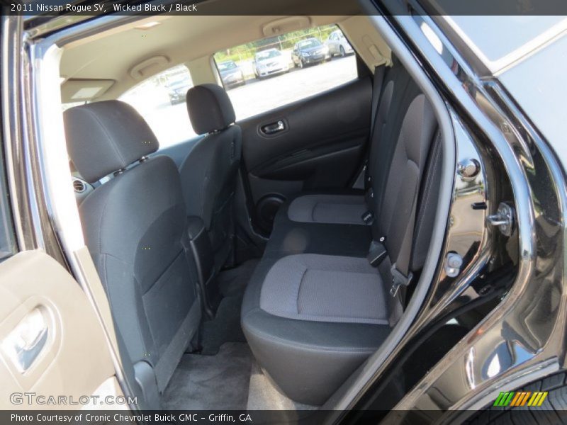 Wicked Black / Black 2011 Nissan Rogue SV