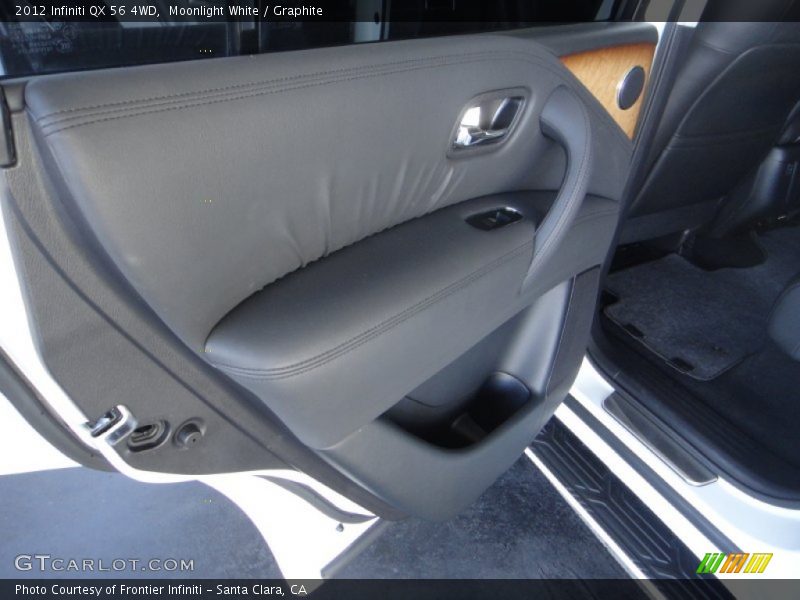 Moonlight White / Graphite 2012 Infiniti QX 56 4WD