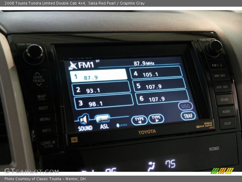 Salsa Red Pearl / Graphite Gray 2008 Toyota Tundra Limited Double Cab 4x4