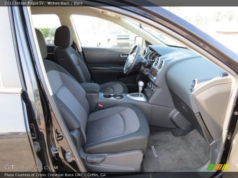 Wicked Black / Black 2011 Nissan Rogue SV