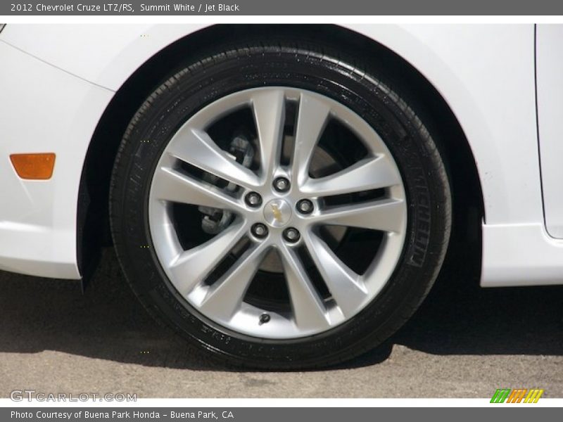 Summit White / Jet Black 2012 Chevrolet Cruze LTZ/RS