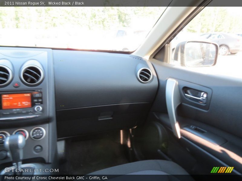 Wicked Black / Black 2011 Nissan Rogue SV