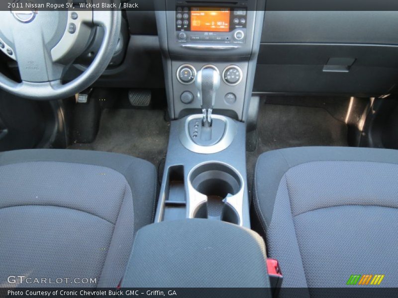 Wicked Black / Black 2011 Nissan Rogue SV