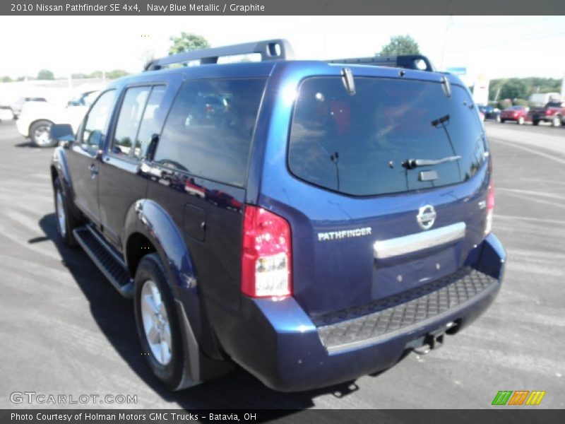Navy Blue Metallic / Graphite 2010 Nissan Pathfinder SE 4x4
