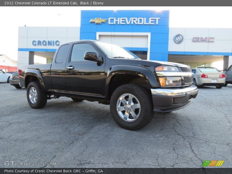 Black / Ebony 2012 Chevrolet Colorado LT Extended Cab