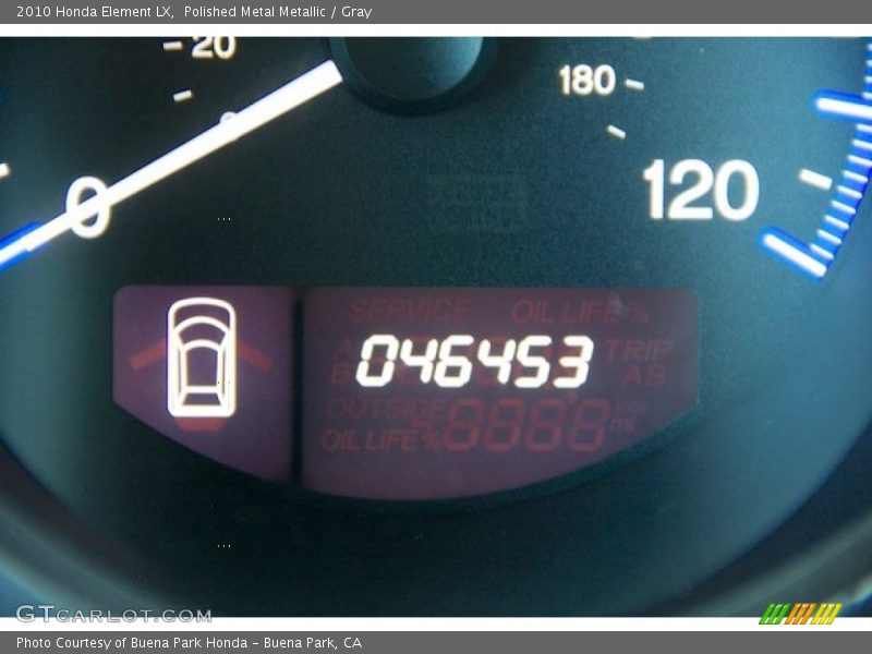 Polished Metal Metallic / Gray 2010 Honda Element LX