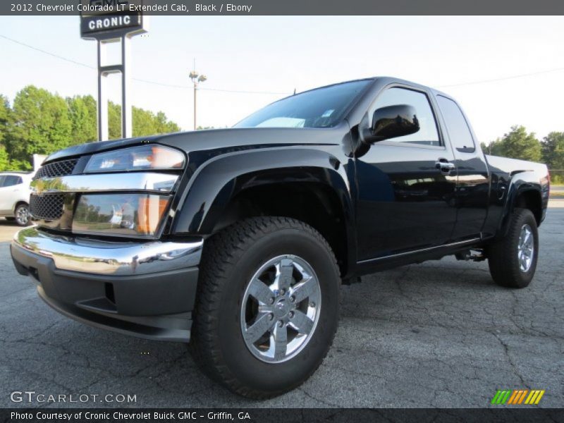 Black / Ebony 2012 Chevrolet Colorado LT Extended Cab