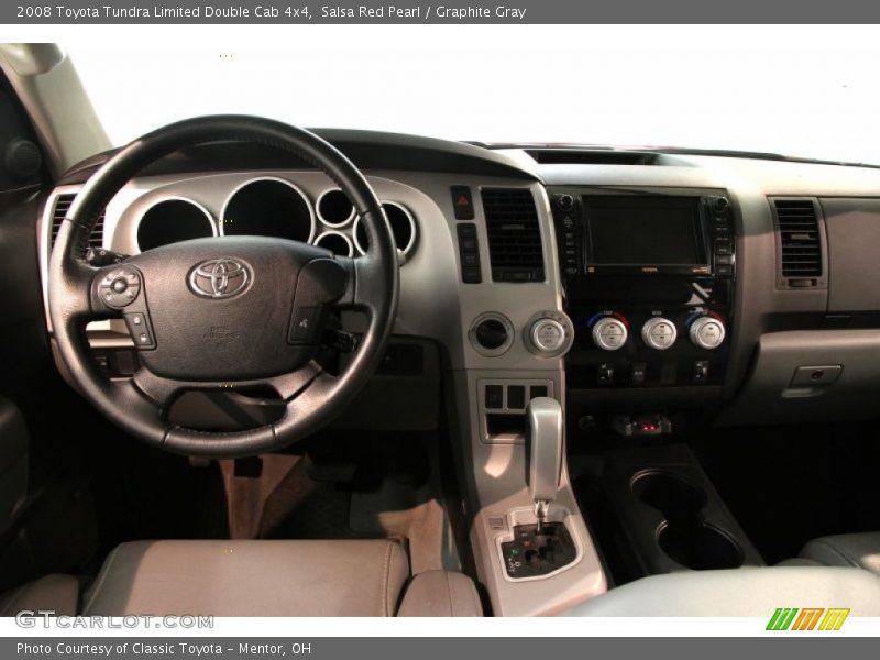 Salsa Red Pearl / Graphite Gray 2008 Toyota Tundra Limited Double Cab 4x4