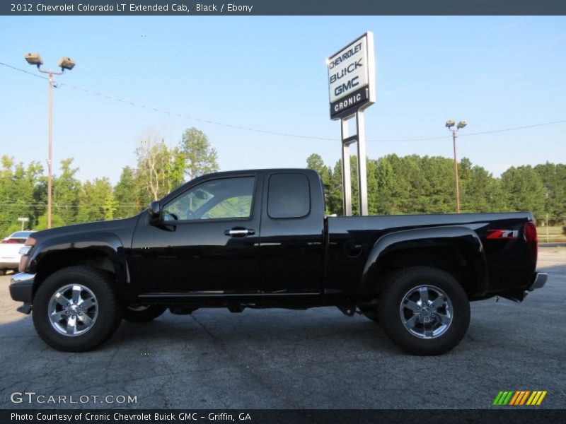 Black / Ebony 2012 Chevrolet Colorado LT Extended Cab