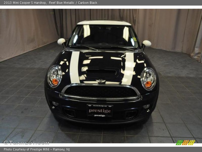 Reef Blue Metallic / Carbon Black 2013 Mini Cooper S Hardtop