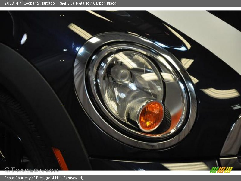 Reef Blue Metallic / Carbon Black 2013 Mini Cooper S Hardtop