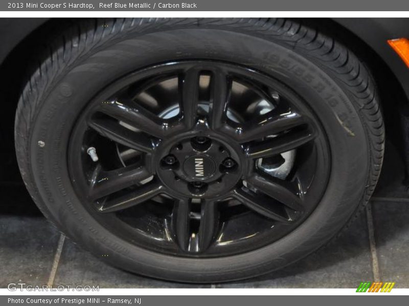 Reef Blue Metallic / Carbon Black 2013 Mini Cooper S Hardtop