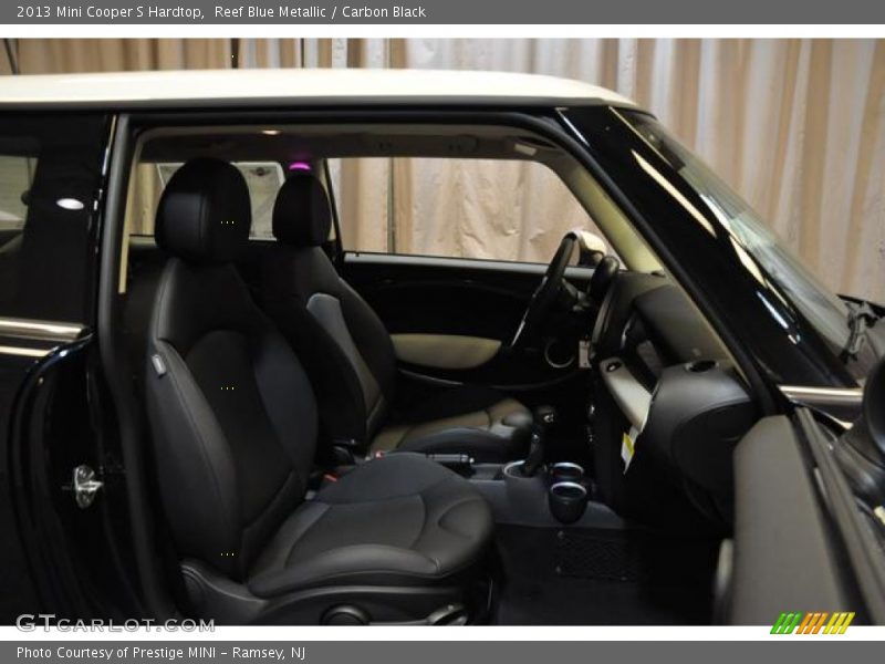 Reef Blue Metallic / Carbon Black 2013 Mini Cooper S Hardtop