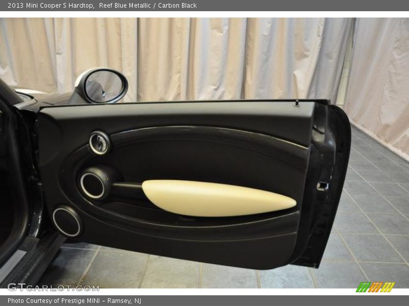 Reef Blue Metallic / Carbon Black 2013 Mini Cooper S Hardtop