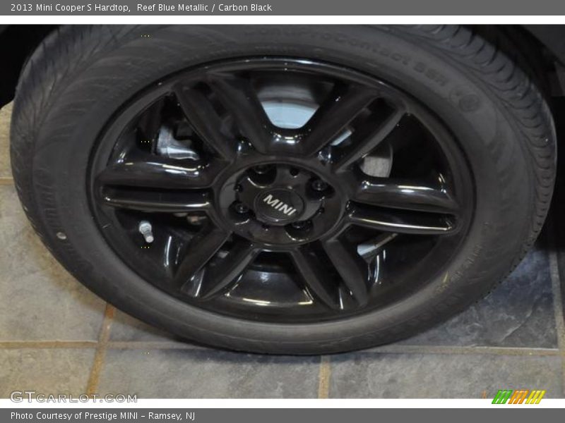 Reef Blue Metallic / Carbon Black 2013 Mini Cooper S Hardtop
