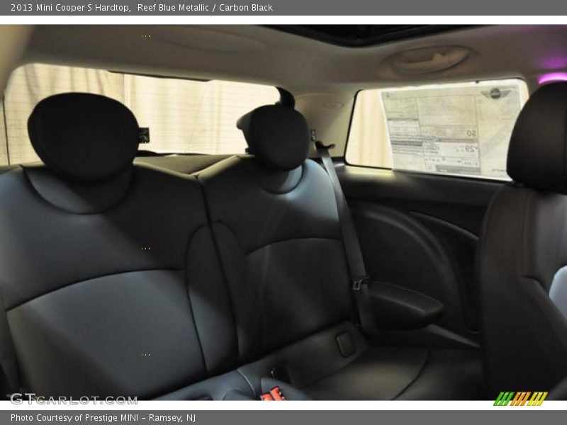 Reef Blue Metallic / Carbon Black 2013 Mini Cooper S Hardtop