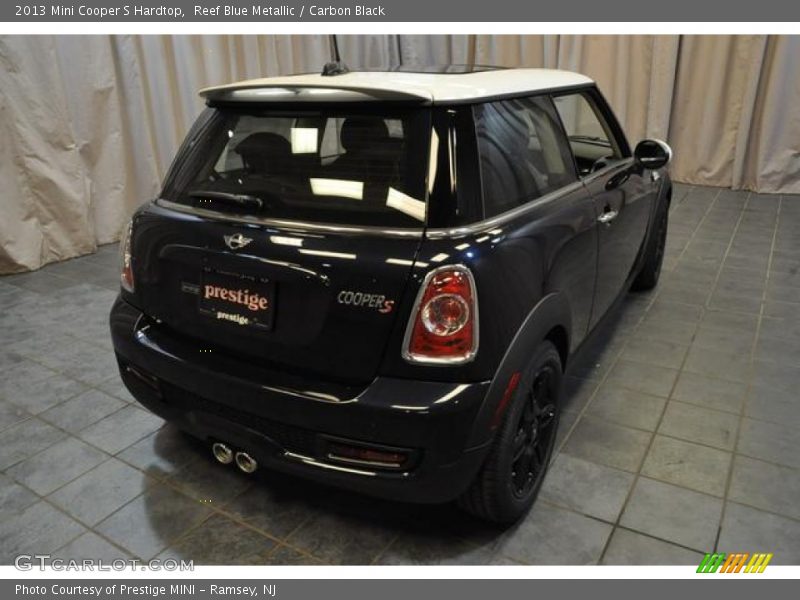 Reef Blue Metallic / Carbon Black 2013 Mini Cooper S Hardtop