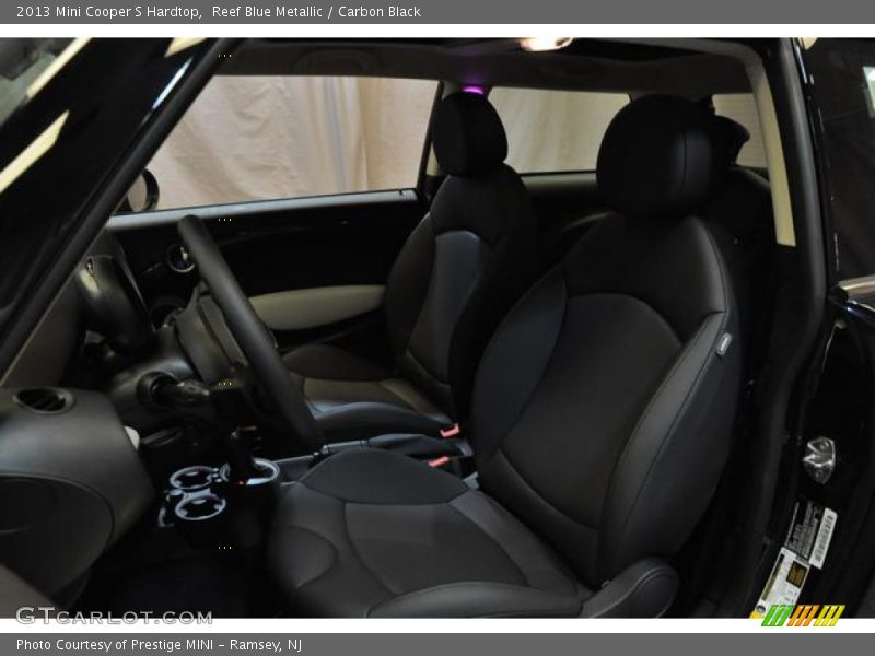 Reef Blue Metallic / Carbon Black 2013 Mini Cooper S Hardtop