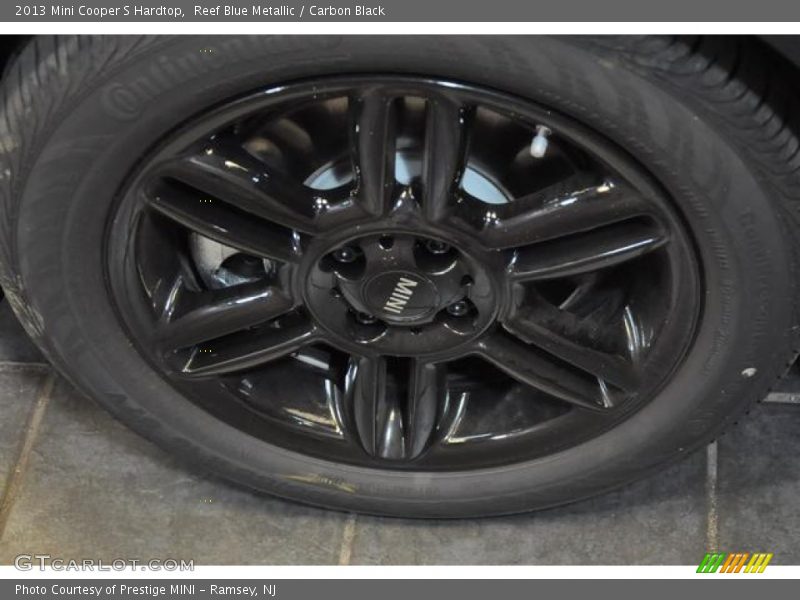 Reef Blue Metallic / Carbon Black 2013 Mini Cooper S Hardtop