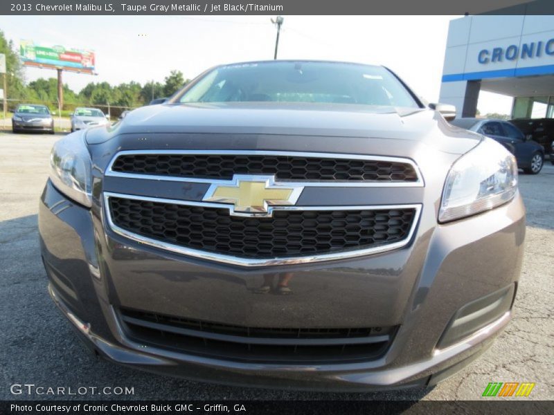 Taupe Gray Metallic / Jet Black/Titanium 2013 Chevrolet Malibu LS
