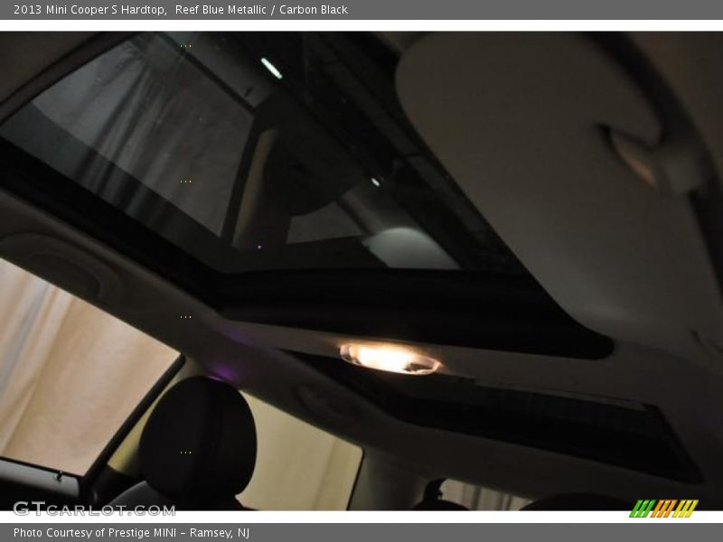 Reef Blue Metallic / Carbon Black 2013 Mini Cooper S Hardtop