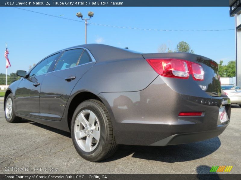 Taupe Gray Metallic / Jet Black/Titanium 2013 Chevrolet Malibu LS