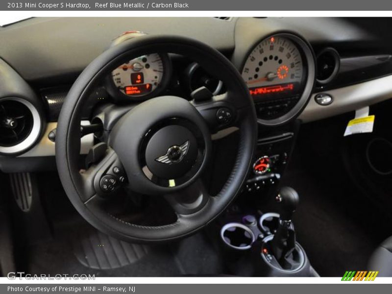 Reef Blue Metallic / Carbon Black 2013 Mini Cooper S Hardtop